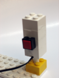 Lego-Ampel von hinten