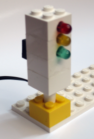Lego-Ampel von vorne